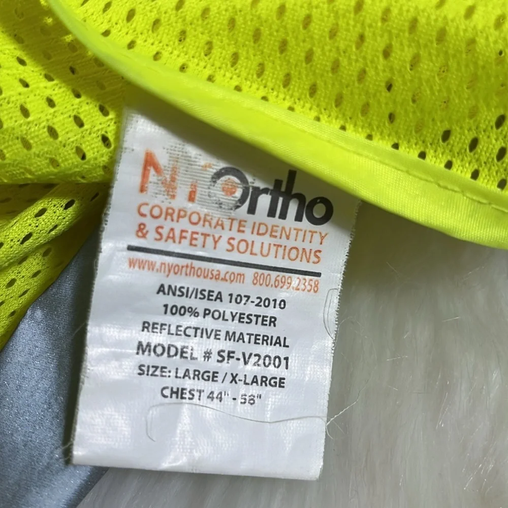 High-Visibility Safety Vest with Reflective Stripes